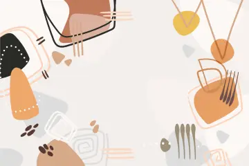 Abstract Earthy Shapes wallpaper