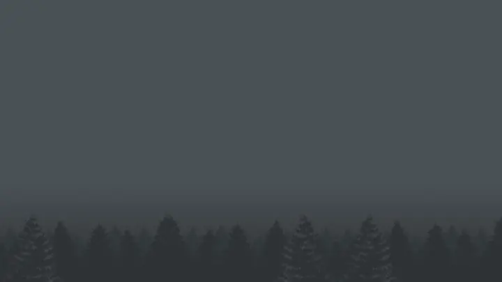 Misty Pine Forest Silence as a phone lock screen