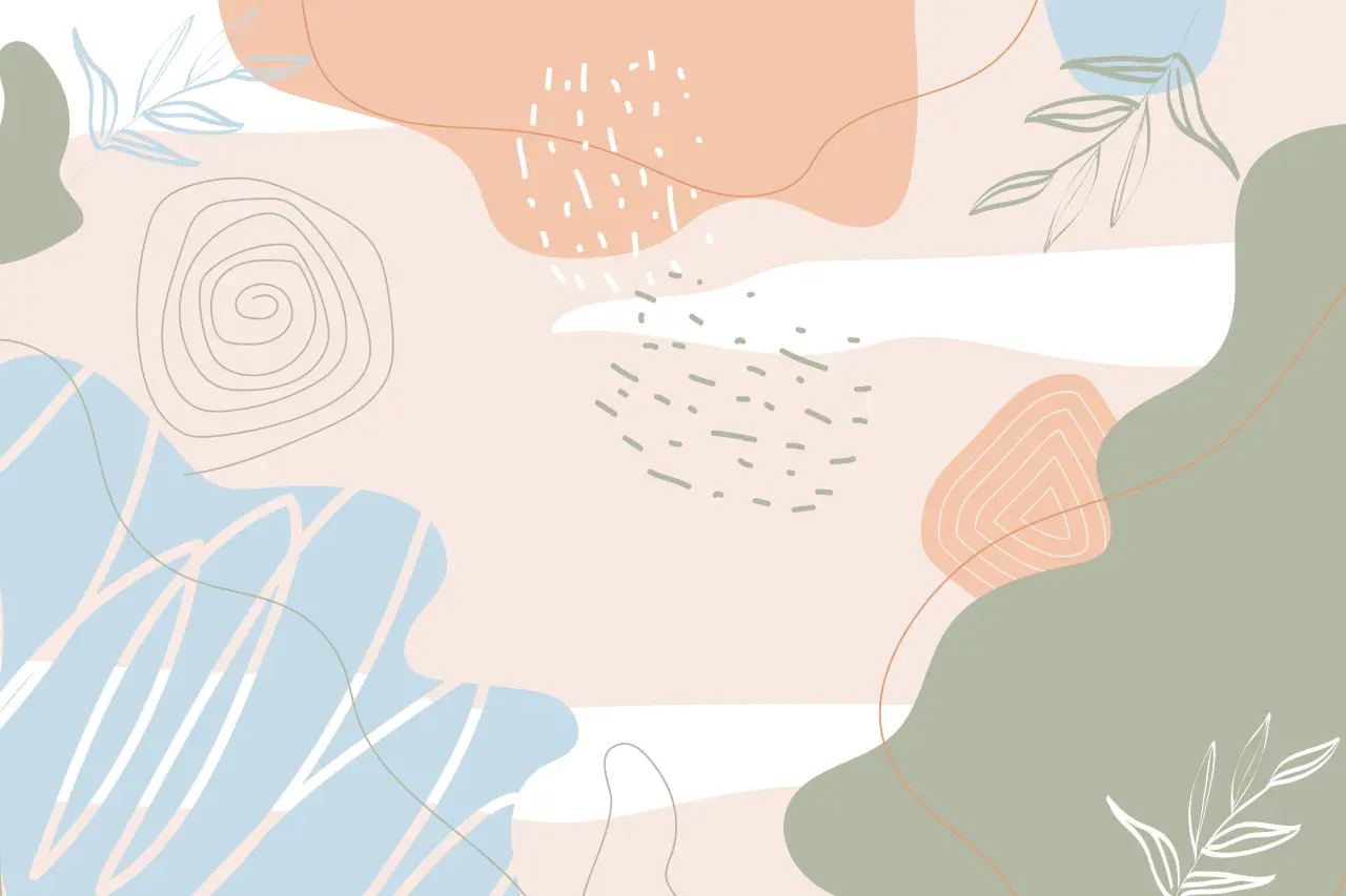 Soft Pastel Shapes – white and grey desktop wallpaper, 3000×2000