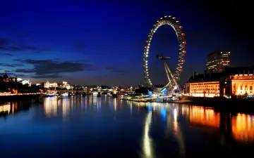 London Eye At Night wallpaper