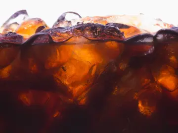 Amber Cold Brew Ice wallpaper