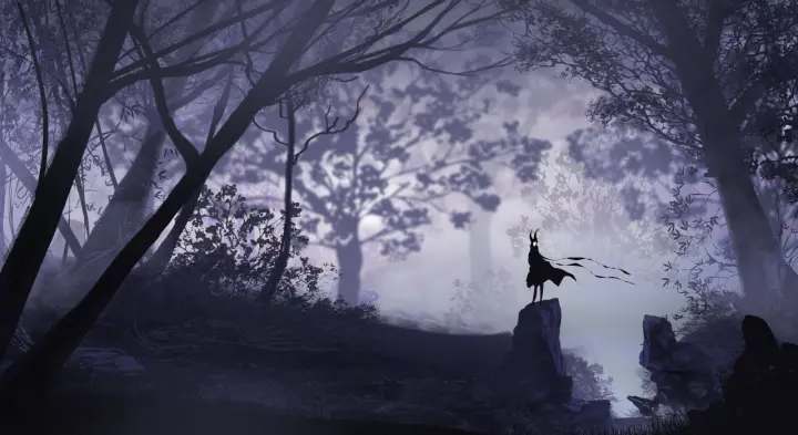 Shadow in the Mist as a phone lock screen