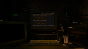 Retro Computer Terminal Night wallpaper