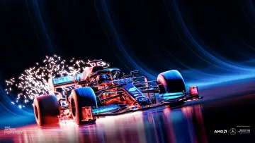Racing Spark In The Dark wallpaper