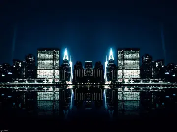 Midnight City Reflection wallpaper