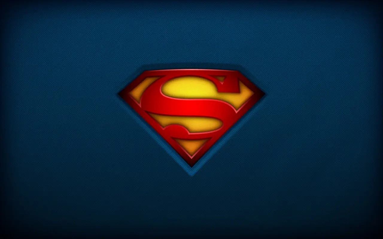 Man Of Steel – blue and black desktop wallpaper, 1920×1200