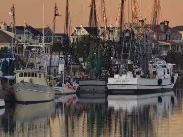Quiet Morning At The Harbor wallpaper