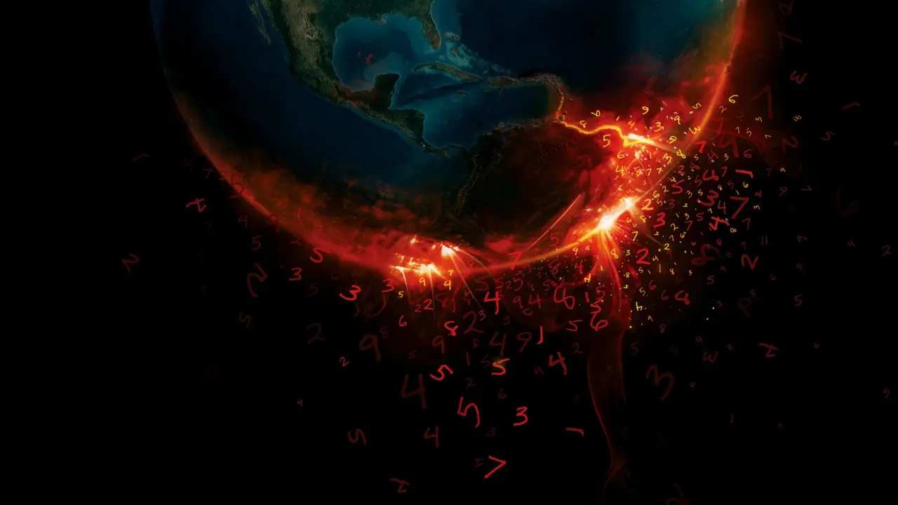 Digital Earth Data Stream – black and brown desktop wallpaper, 1920×1080