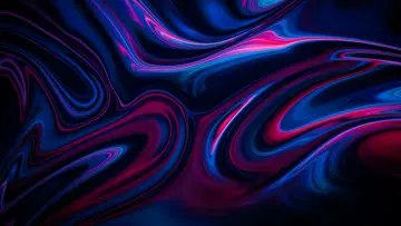 Neon Liquid Flow wallpaper