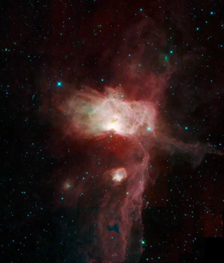 A Flame in Orion Belt as a phone lock screen