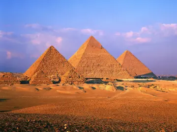 Giza Pyramids At Sunset wallpaper