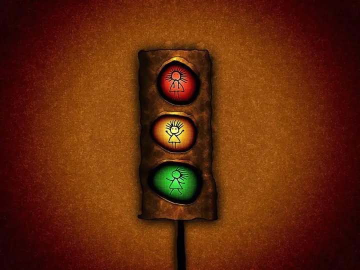 Emotions in Traffic Lights as a phone lock screen