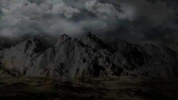 Dark Mountain Range wallpaper