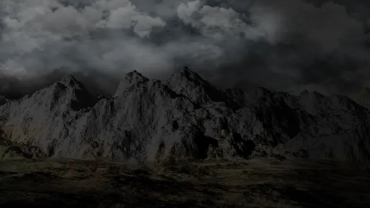 Dark Mountain Range as a phone lock screen