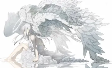 Silent Wings of Grace wallpaper
