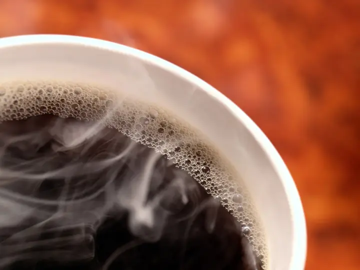 Steaming Morning Coffee Cup as a phone lock screen
