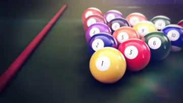 Rack of Pool Balls wallpaper