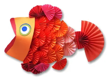 Origami Paper Fish Art wallpaper