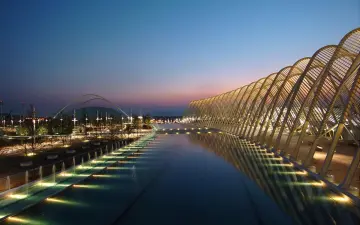 Twilight Architectural Elegance wallpaper
