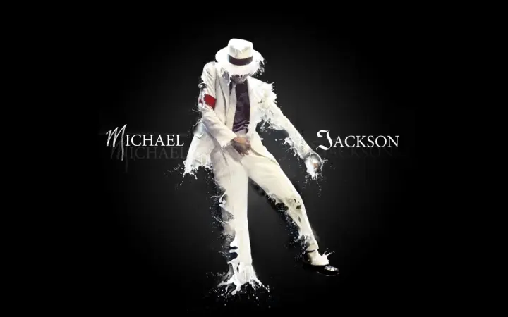 King of Pop Splatter as a phone lock screen