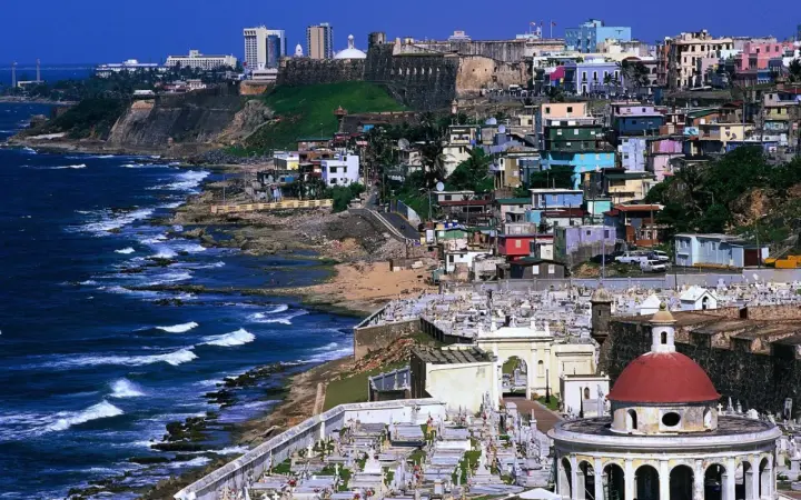 Coastal Fortress And City View as a phone lock screen