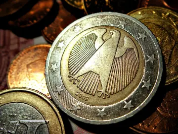 German Euro Coin Close Up wallpaper