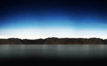 Silent Waters Under Blue Skies wallpaper