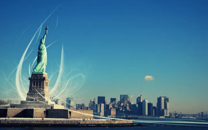 Spirit Of New York as a phone lock screen