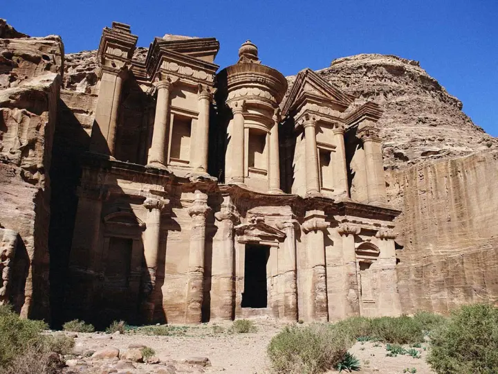 Ancient Rock Carved Temple as a phone lock screen