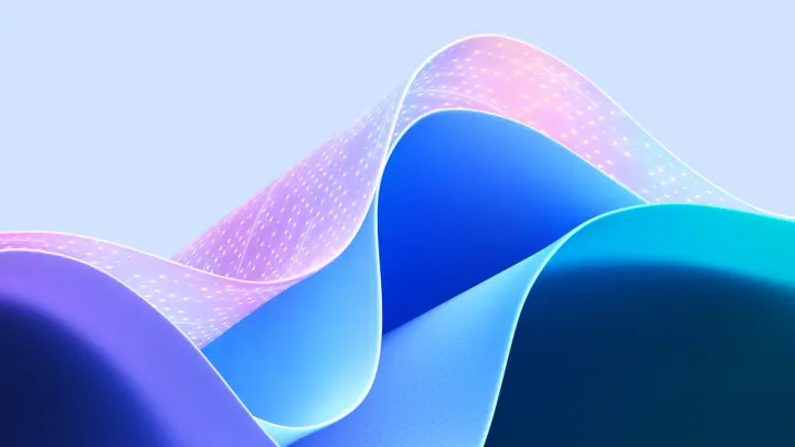 Neon Wave Flow as a phone lock screen