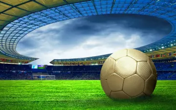 Golden Ball Under Open Sky wallpaper