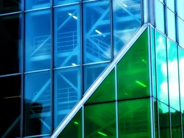 Glass and Steel Geometry wallpaper