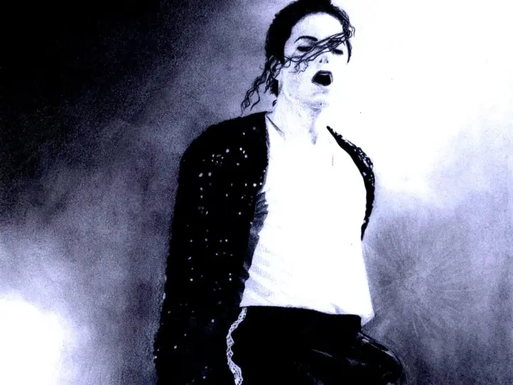 King of Pop Live as a phone lock screen