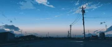 Quiet Afternoon Sky wallpaper