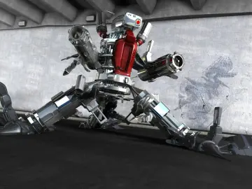 Armored Mechanical Combat Machine wallpaper