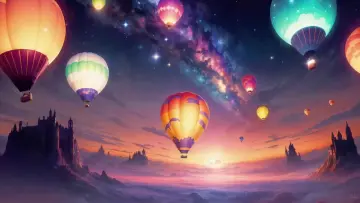 Journey Through Starry Skies live wallpaper
