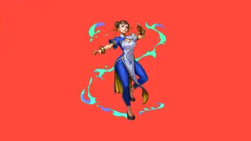 Blue Fighter Stance wallpaper