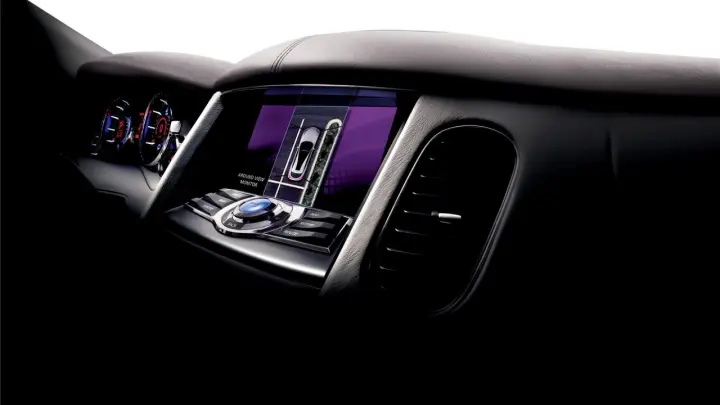Modern Car Interior Dashboard as a phone lock screen