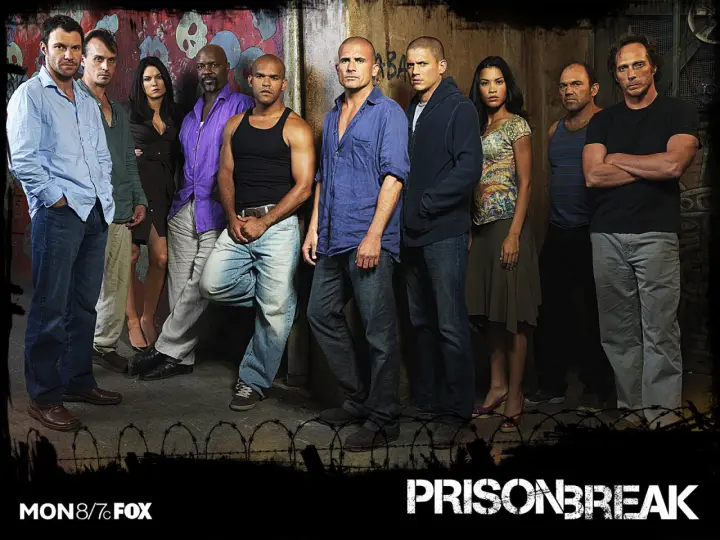 Prison Break Cast Lineup as a phone lock screen