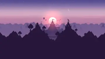 Purple Kingdom at Sunset wallpaper