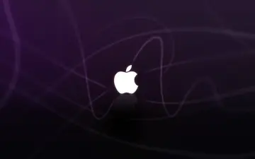 Purple Apple Waves wallpaper