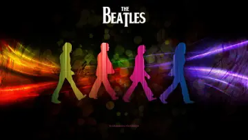 Abbey Road Neon Walk wallpaper