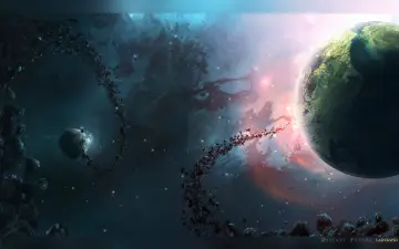 Cosmic Rings of Dust wallpaper