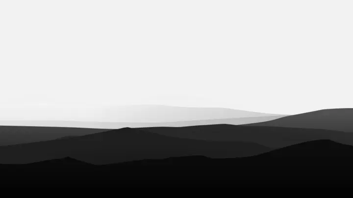 Silent Monochrome Peaks as a phone lock screen