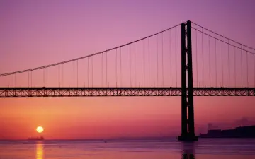 Suspended In Purple Twilight wallpaper