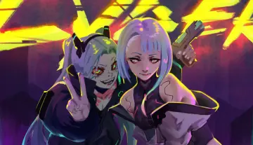 Neon Edge Outlaws wallpaper