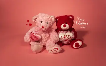 Valentine Teddy Bears wallpaper