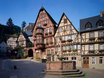 Historic German Village Square wallpaper