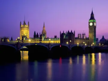 Twilight Over London wallpaper
