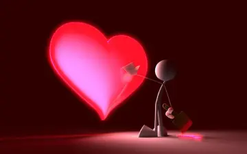 Painting A Giant Heart wallpaper
